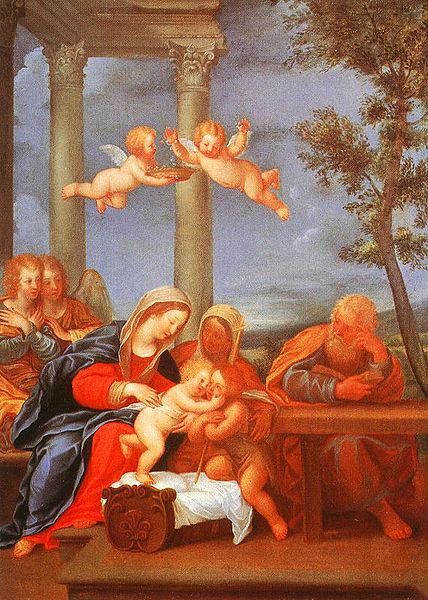 Francesco Albani The Holy Family France oil painting art